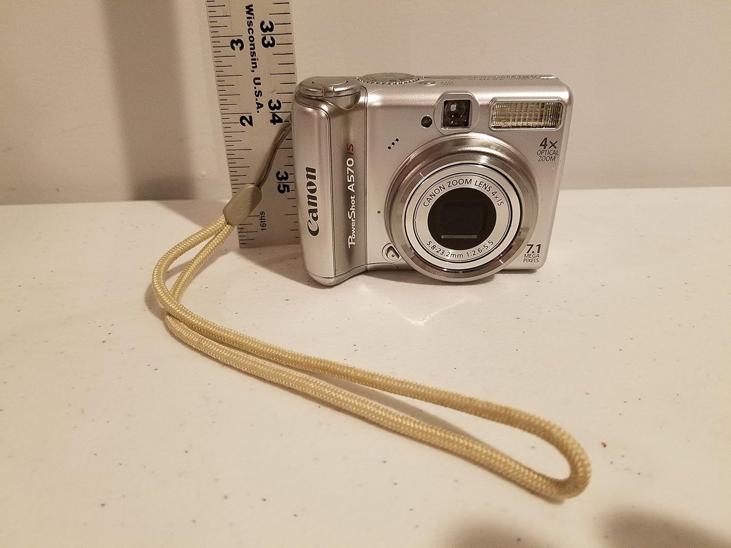 Canon PowerShot A570IS 7.1MP Digital Camera with 4x Optical Image Stabilized Zoom (OLD MODEL)