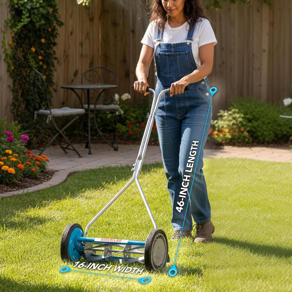 American Lawn Mower Company 2605-16SK 16-Inch 5-Blade Reel Push Lawn Mower