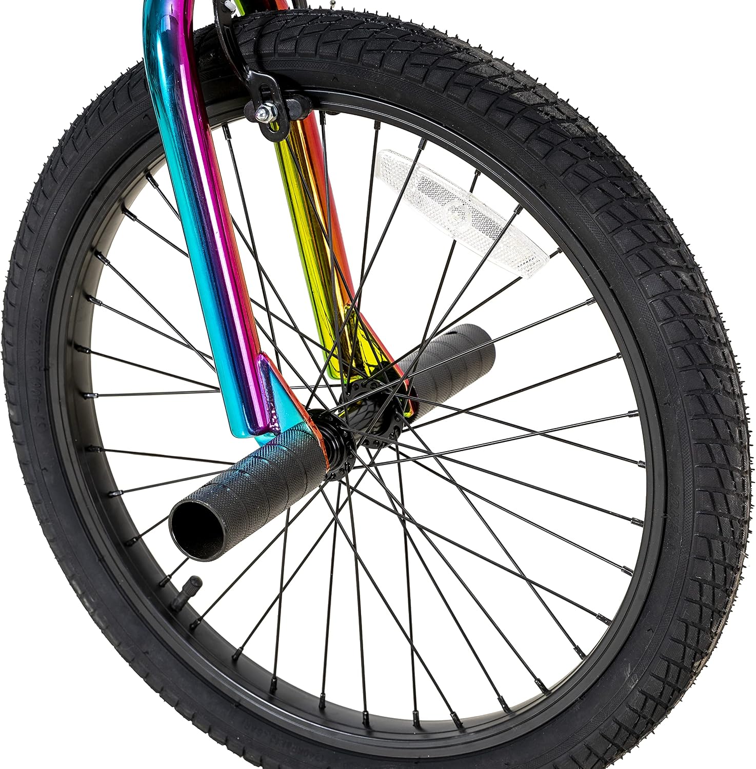 JOYSTAR 20 Inch Kids BMX Bike for Boys and Girls Age 7-12 | Freestyle Bicycle for Beginner Level Riders with Dual Hand Brakes & 2 Pegs | 20' Kids Bike