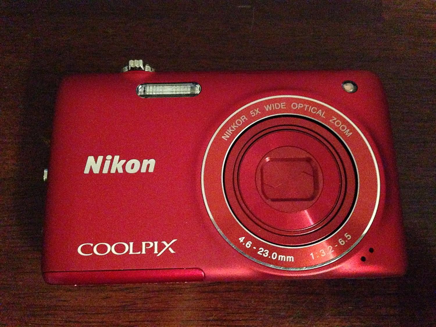 Nikon COOLPIX S4100 14 MP Digital Camera with 5x NIKKOR Wide-Angle Optical Zoom Lens and 3-Inch Touch-Panel LCD (Red)