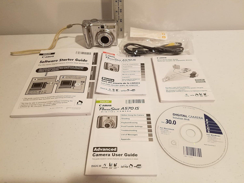 Canon PowerShot A570IS 7.1MP Digital Camera with 4x Optical Image Stabilized Zoom (OLD MODEL)