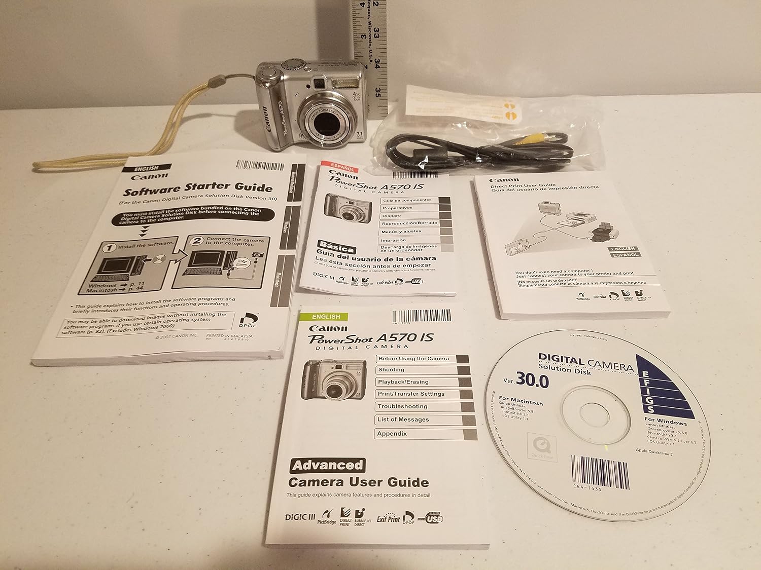 Canon PowerShot A570IS 7.1MP Digital Camera with 4x Optical Image Stabilized Zoom (OLD MODEL)