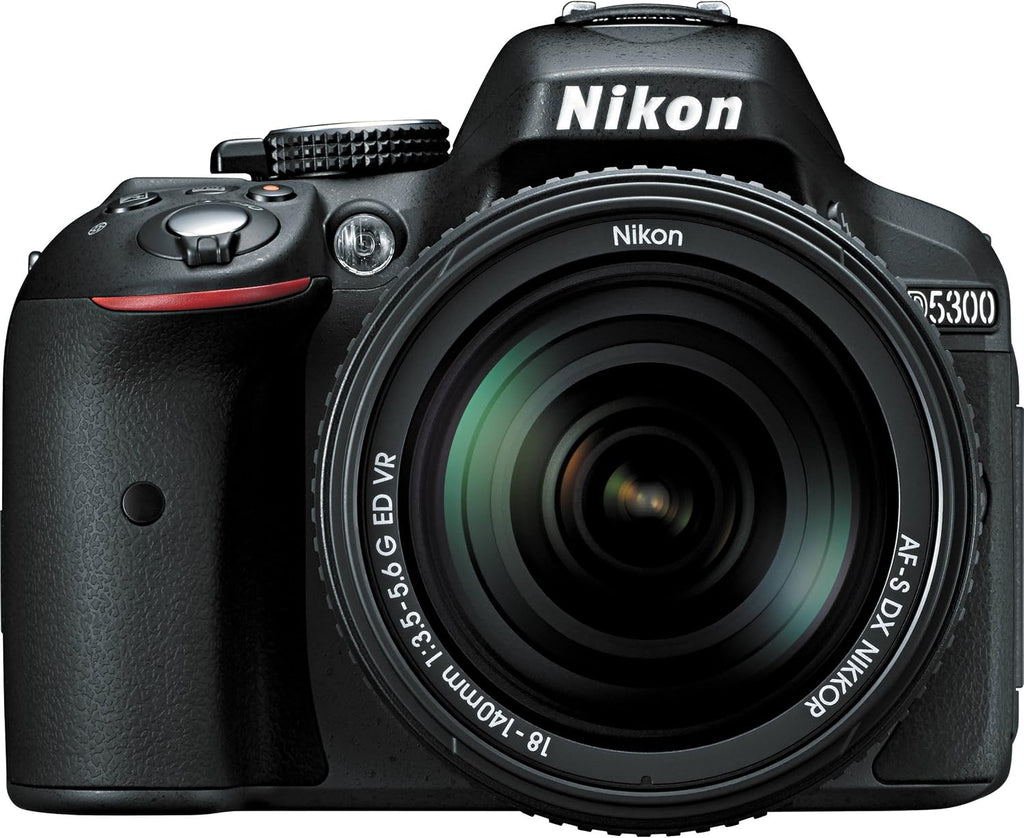 Nikon D5300 24.2 MP CMOS Digital SLR Camera with 18-140mm f/3.5-5.6G ED VR Auto Focus-S DX NIKKOR Zoom Lens (Black)
