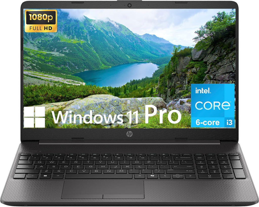 HP 250 G9 Business Laptop, 15.6' FHD Display, 6-core Intel Core i3-1315U Processor, 32GB RAM, 1TB SSD, Wi-Fi 6, Ethernet, USB-C, HDMI, Webcam, SD Card Reader, Windows 11 Pro, Gray