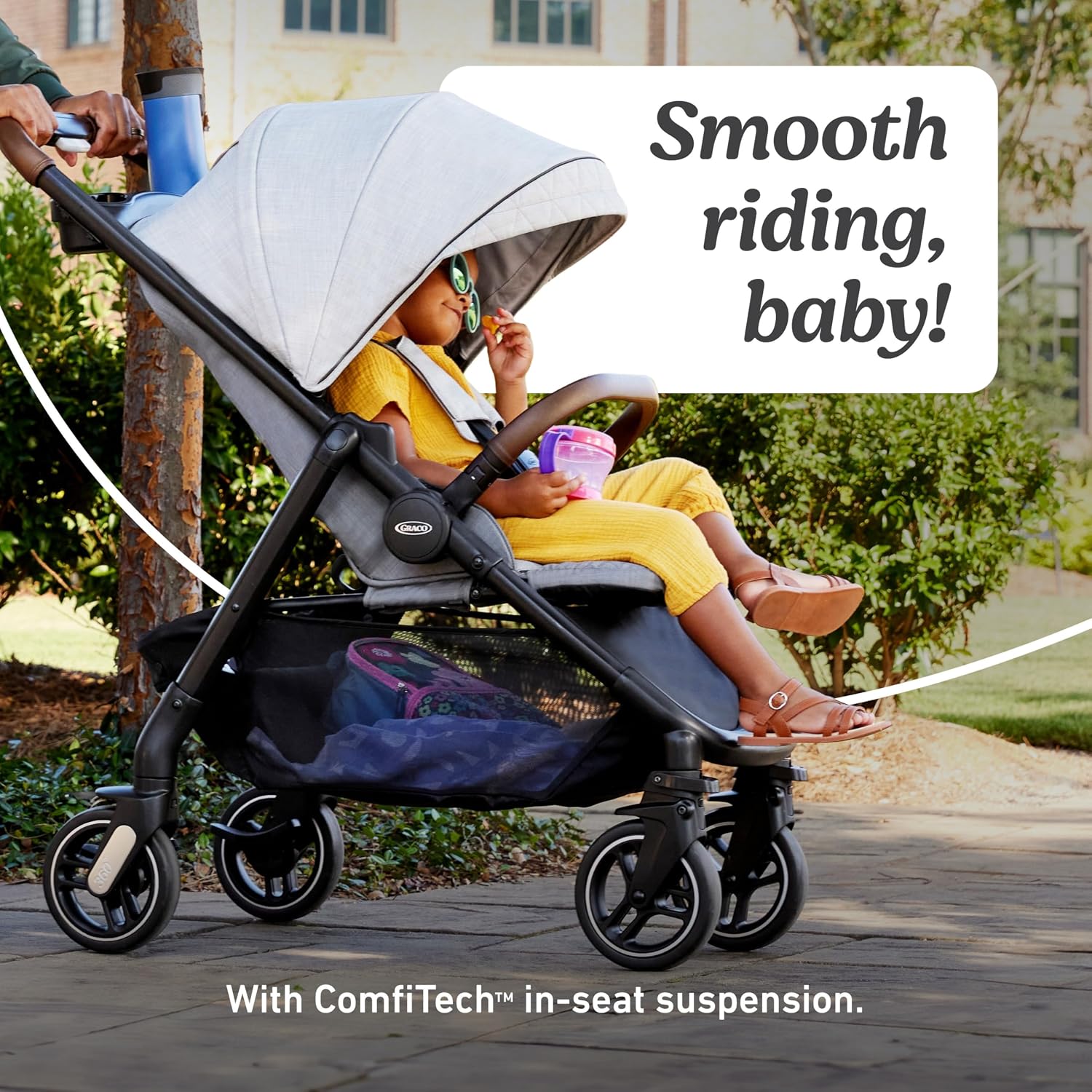 Graco® Premier Merge Travel System, 3-in-1 Car Seat Stroller Combo with EZ Spin Wheels for 360 Rotation,Includes SnugRide SnugFit 35 LX Infant Car Seat, Midtown