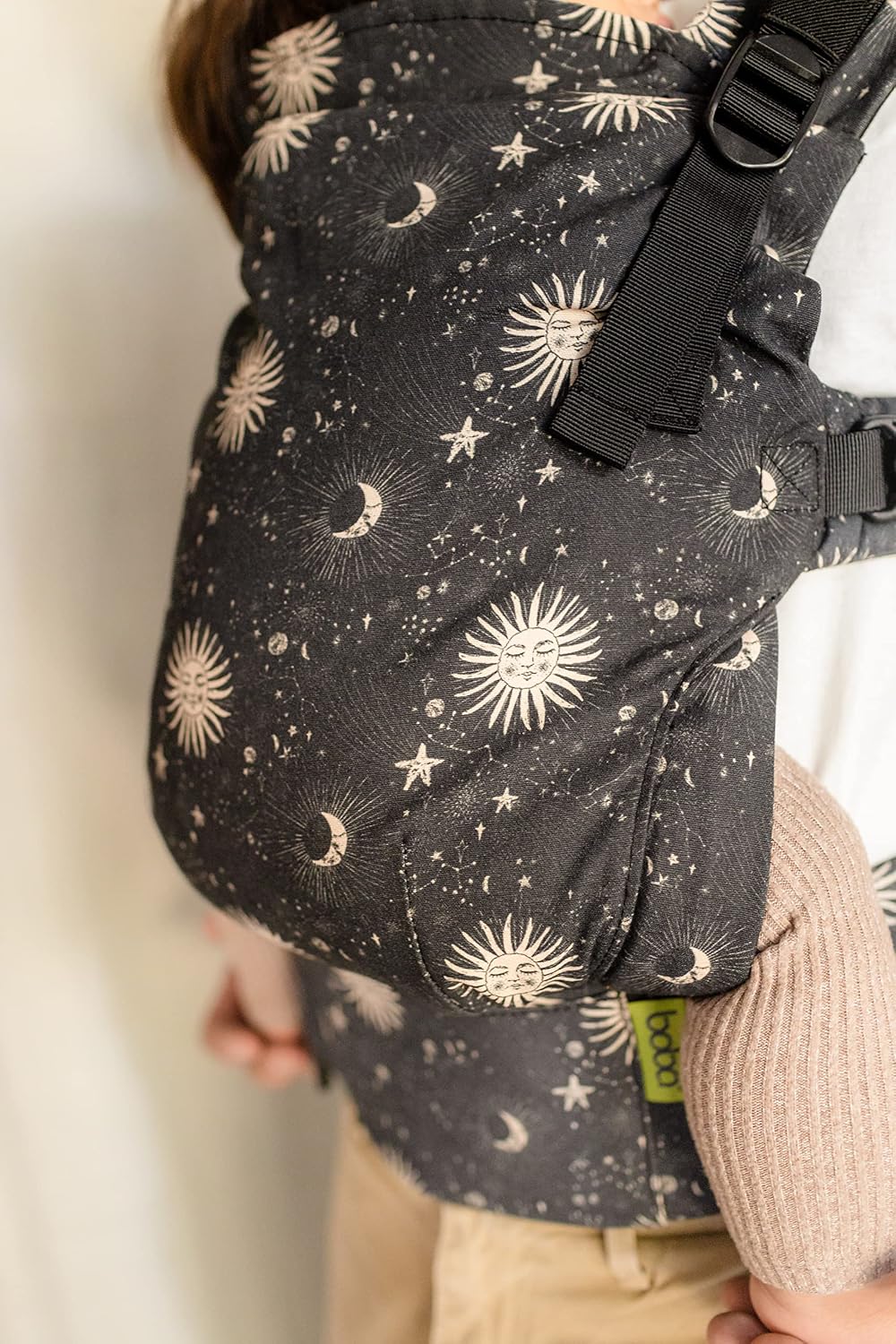 Boba X Baby Carrier - Newborn to Toddler Adjustable, 2-in-1 Convertible Front and Backpack Carrier 7 to 45 lbs, Ergonomic Baby Carrier with Crossable Straps (Cosmos)