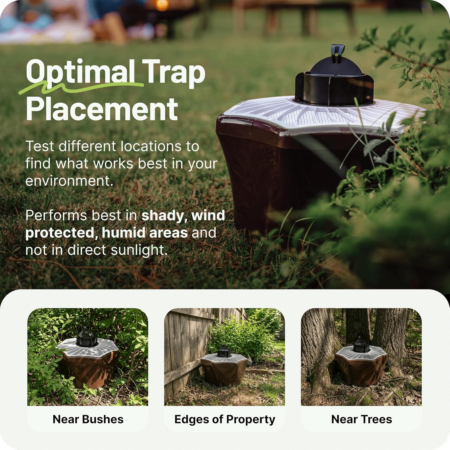 Biogents Mosquitaire Outdoor Mosquito Trap with Sweetscent Lure | Eco-Friendly, Pesticide-Free, Pet-Safe Repellent Alternative | Electric Catcher for Comprehensive Mosquito Control