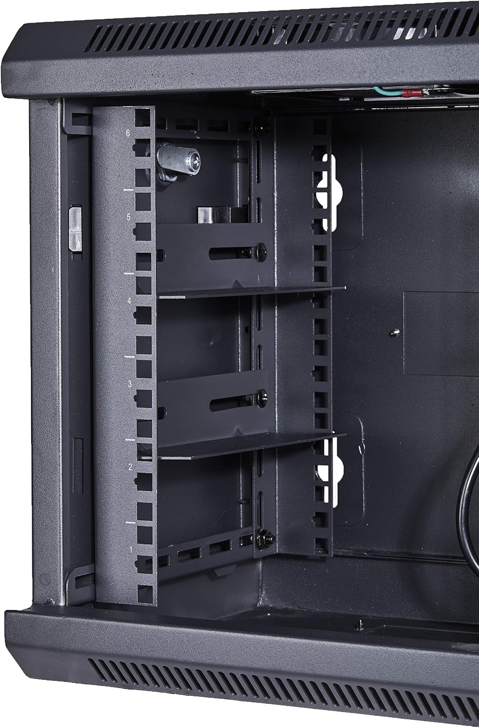 KENUCO SOHO Mini 10'' Rack for 10'' Patch Panels, Shelves, SOHO Active Components | Fan Not Included | NOT for 19'' Rack | 6U