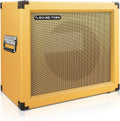 Sound Town 1 x 12' Empty Open-back Guitar Speaker Cabinet, w/Birch Plywood Construction, Orange Tolex, Wheat Cloth Grill, Compatible w/Celestion/Eminence Speakers (GUC112OBOR-EC)