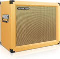 Sound Town 1 x 12' Empty Guitar Speaker Cabinet, with Birch Plywood Construction, Orange Tolex, Wheat Cloth Grill, Compatible with Celestion/Eminence Speakers (GUC112OR-EC)