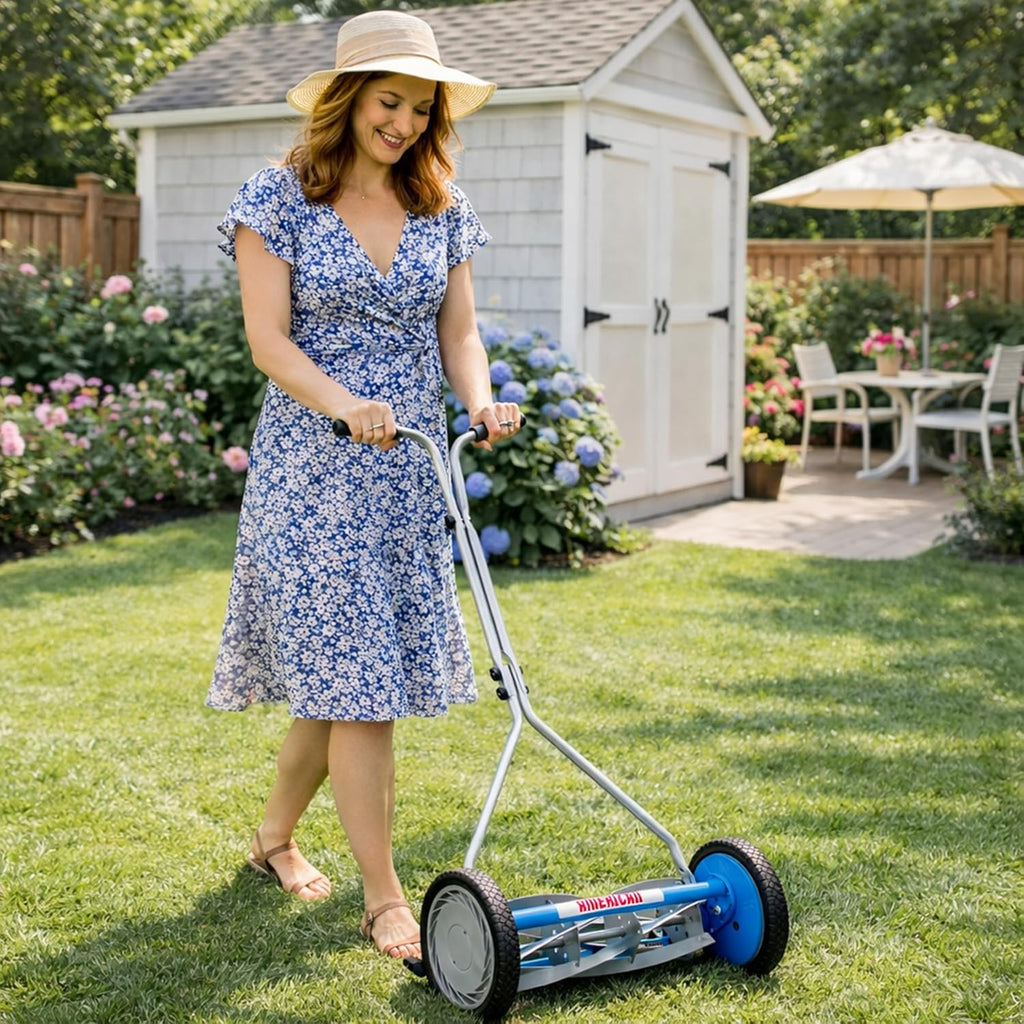 American Lawn Mower Company 2605-16SK 16-Inch 5-Blade Reel Push Lawn Mower