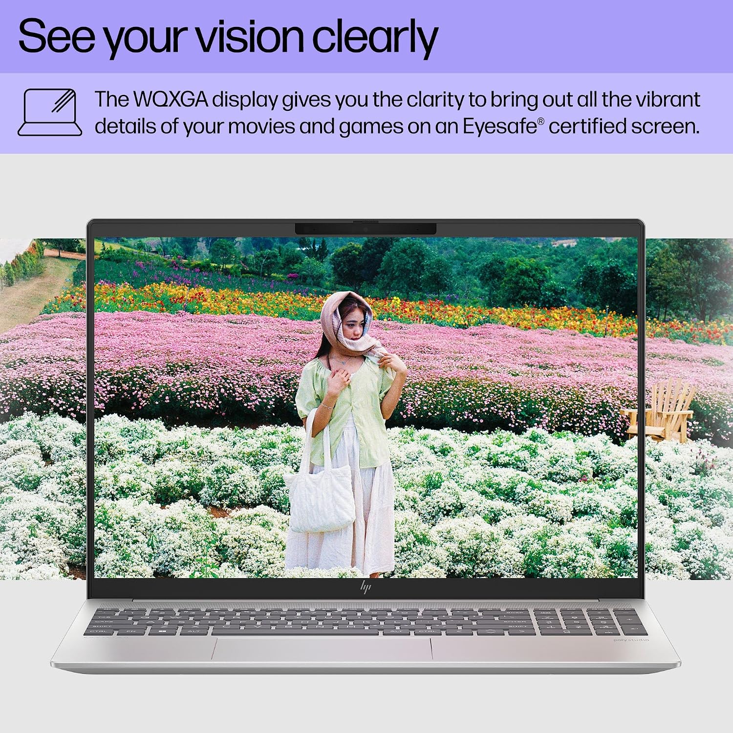 HP Pavilion Plus 16 inch Laptop, WQXGA Display, Intel Evo Edition Platform Powered by Intel Core Ultra 7 155H, 16 GB RAM, 512 GB SSD, Intel Arc Graphics, Windows 11 Home, 16-ab1010nr (2024)