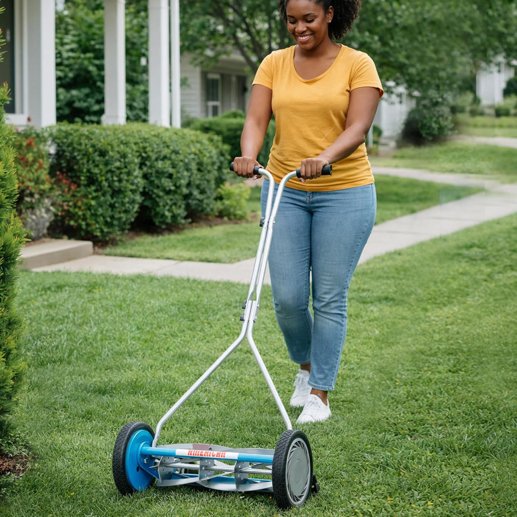 American Lawn Mower Company 2605-16SK 16-Inch 5-Blade Reel Push Lawn Mower