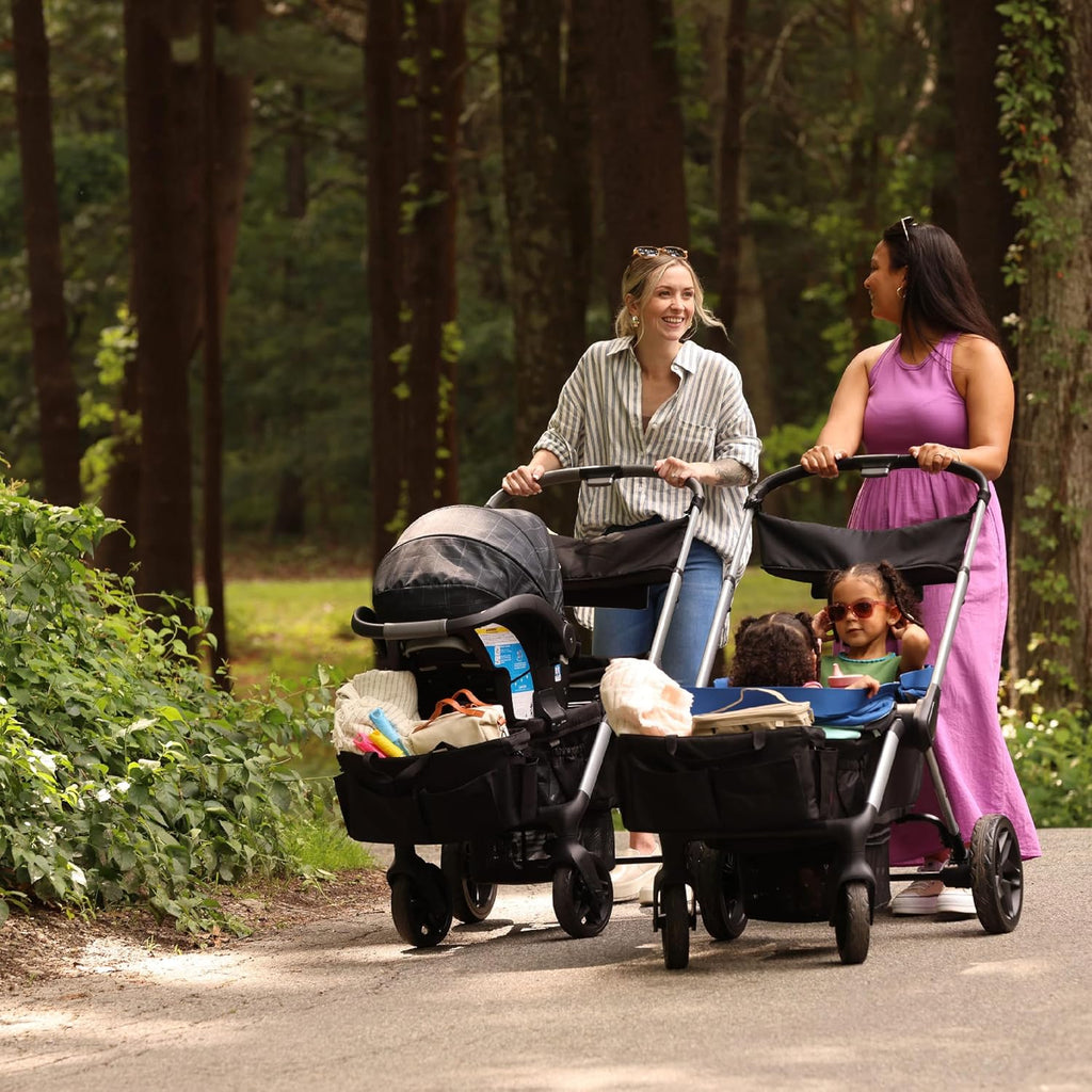 Safety 1st Summit Wagon Stroller fits 2 Kids Includes Removable Child Tray and 2 Cup Holders, Wave Runner (CV450HBO)
