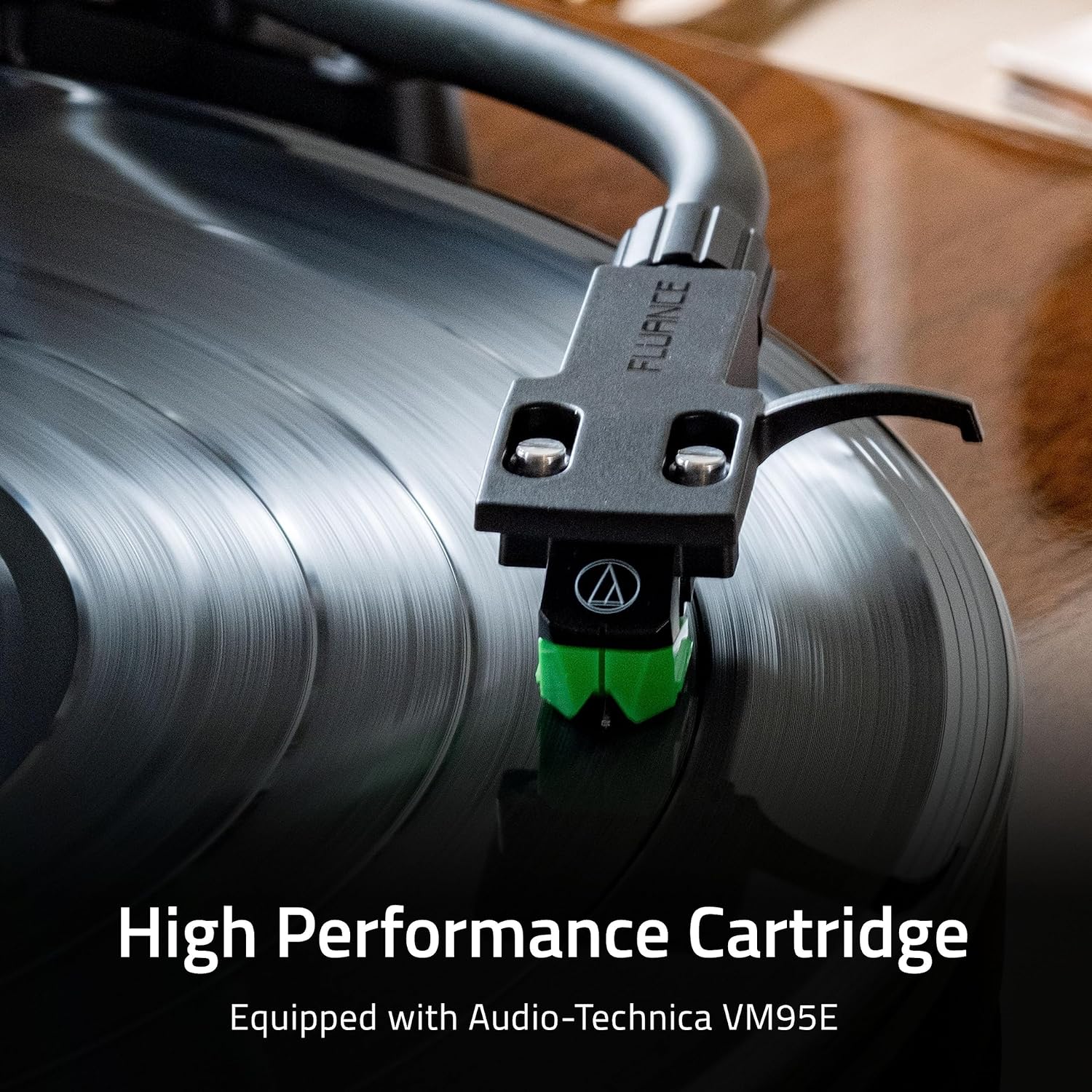 Fluance RT81+ Elite HiFi Vinyl Turntable (Piano Black) and Ai41 Powered Bookshelf Speakers (Black Ash) Bundle: High Fidelity Sound, Integrated Amplifier, Audio Technica Cartridge