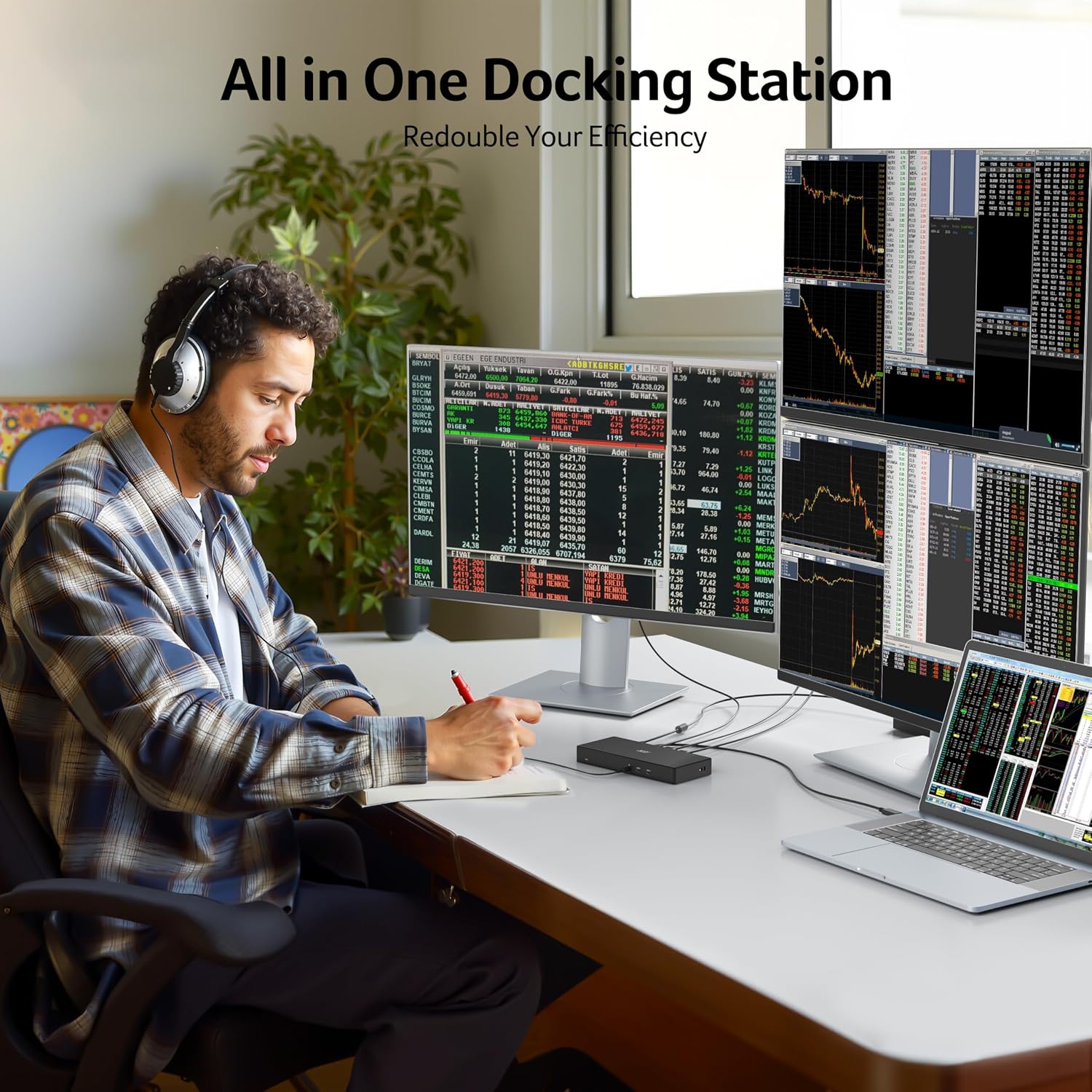 Acer Docking Station, 11-in-1 Laptop Docking Station 4K@60Hz for 3 Monitors with 2x DisplayPort+HDMI, Ethernet, 5Gbps Data, Audio, 135W Power, USBC Dock Compatible with Acer, Dell, MacBook Air/Pro, HP