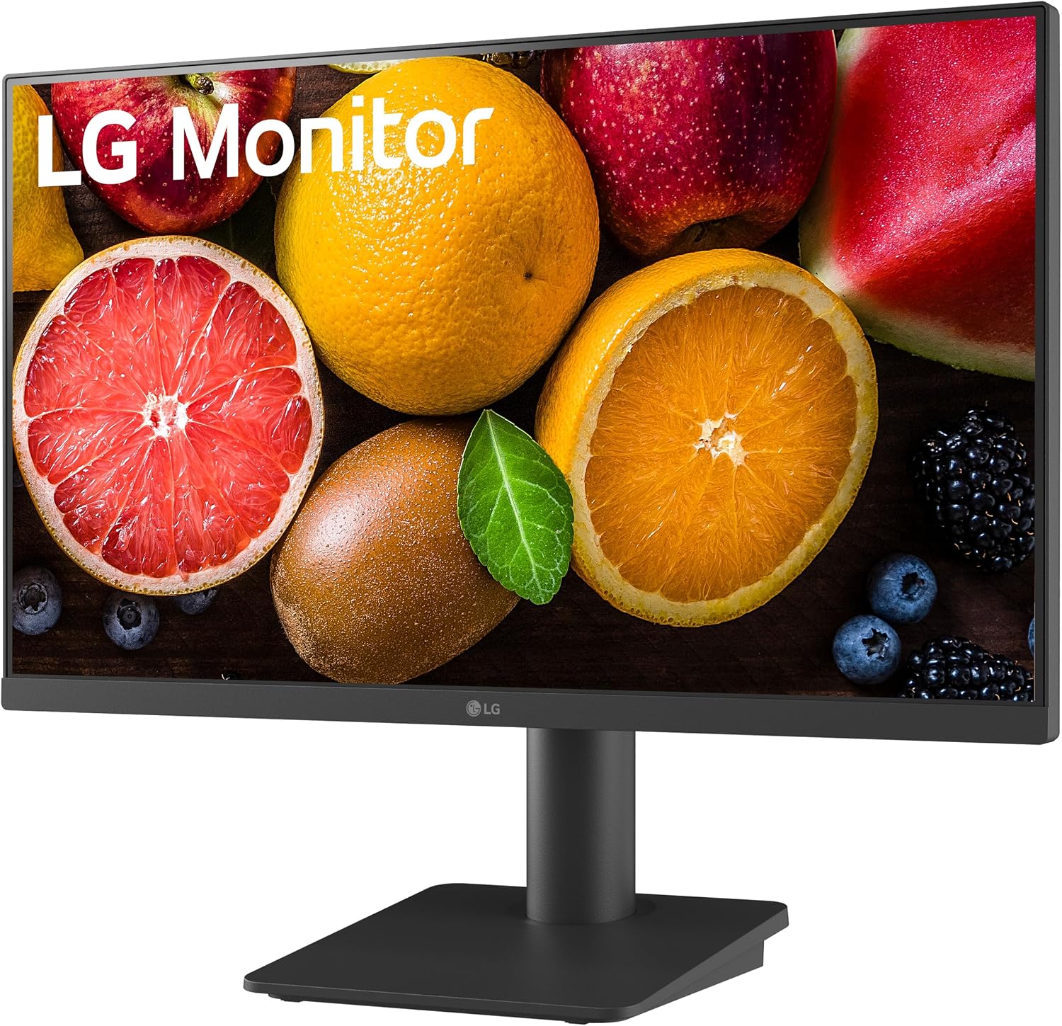 LG 24MS550-B 24 inch IPS Computer Monitor FHD (1920x1080) 100Hz 5ms Reader Mode Tilt/Height Stand Built in Speaker Borderless Design OnScreen Control Black Stabilizer DAS Crosshair HDMI Black