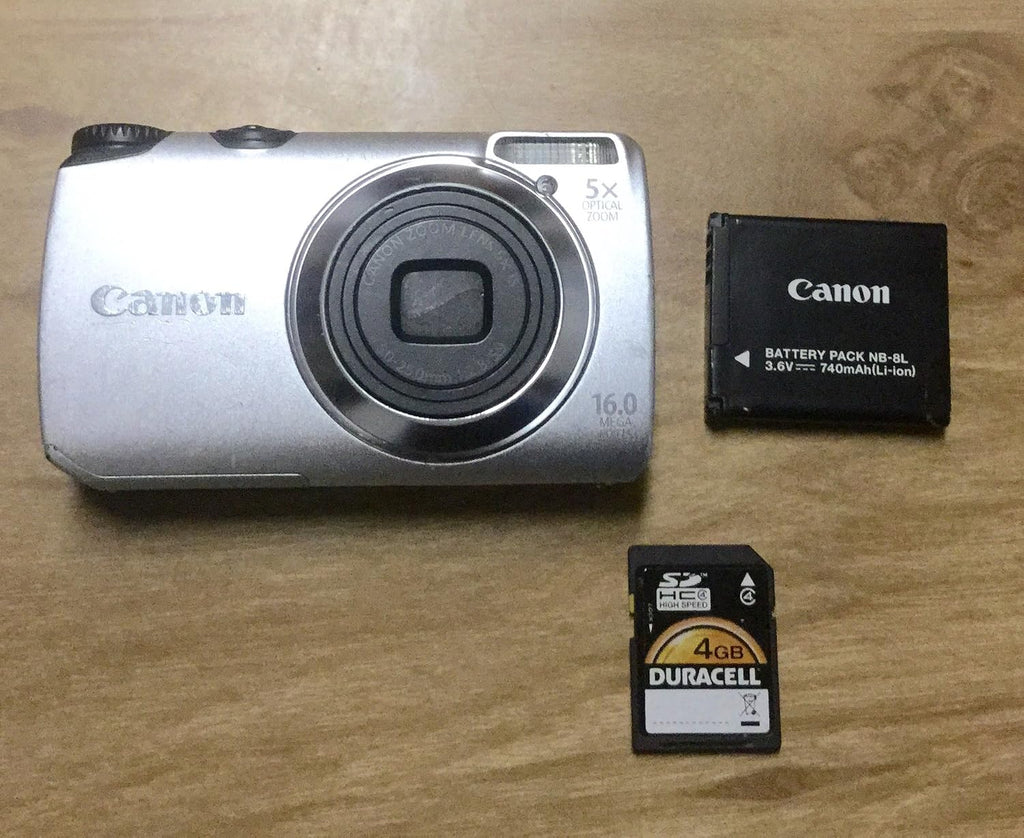 Canon Powershot A3300 IS 16 MP Digital Camera with 5x Optical Zoom (Silver)