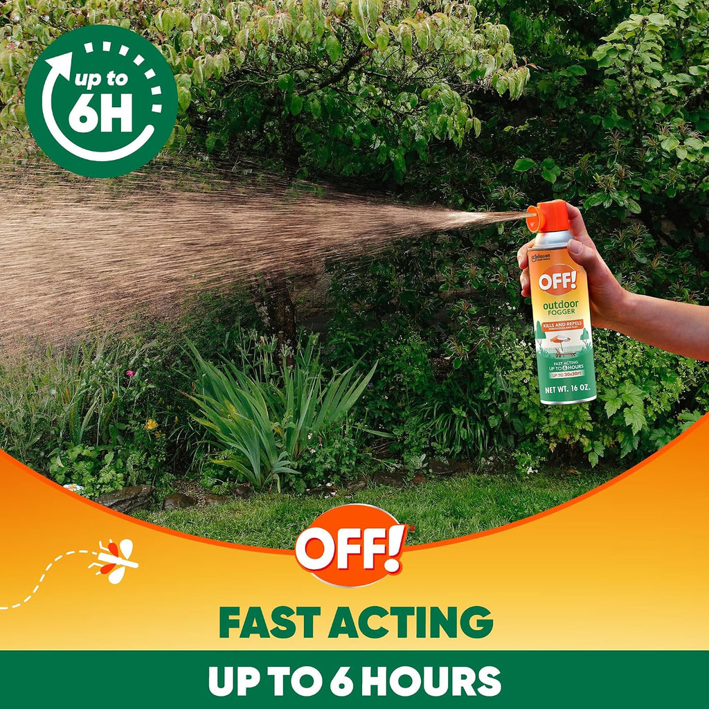 OFF! Backyard Yard and Deck Spray Outdoor Insect Control for Patios Lawns and Outdoor Areas 16 ounce (Pack of 12)