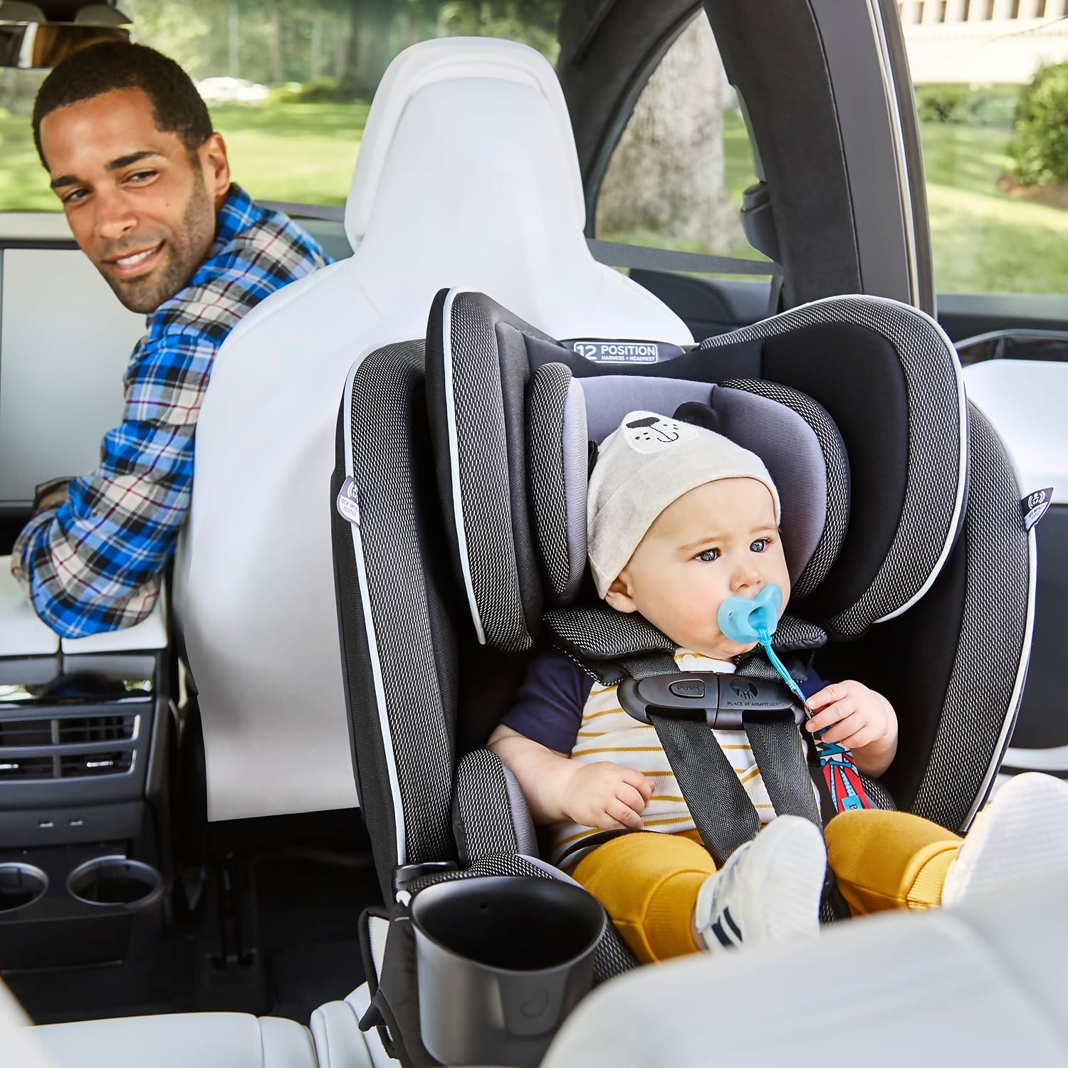 Evenflo EveryKid 3-in-1 Convertible Car Seat (Livingston Gray)