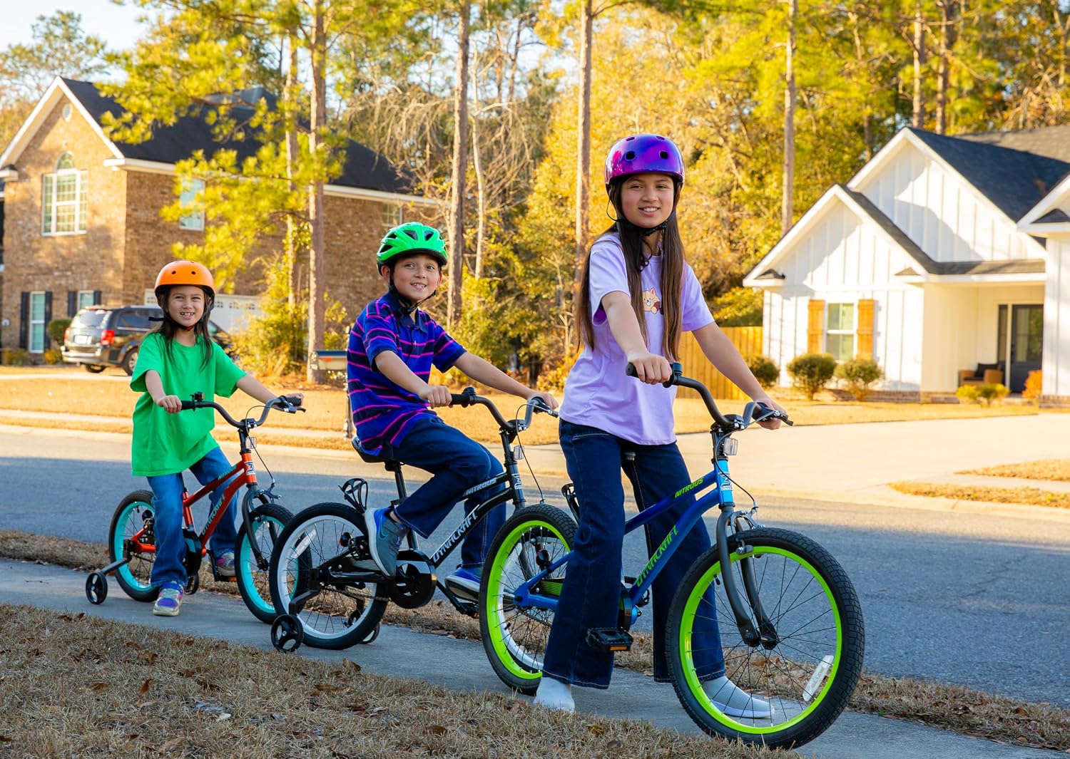 Dynacraft Nitrous 16, 18, and 20 Inch Kids Bike, Boys Bike with Training Wheels, Easy Assembly Kids Bicycle, Bicycle for Kids Age 5-12, Bike for 5 Year Old Boy, Bike with Training Wheels or Kickstand