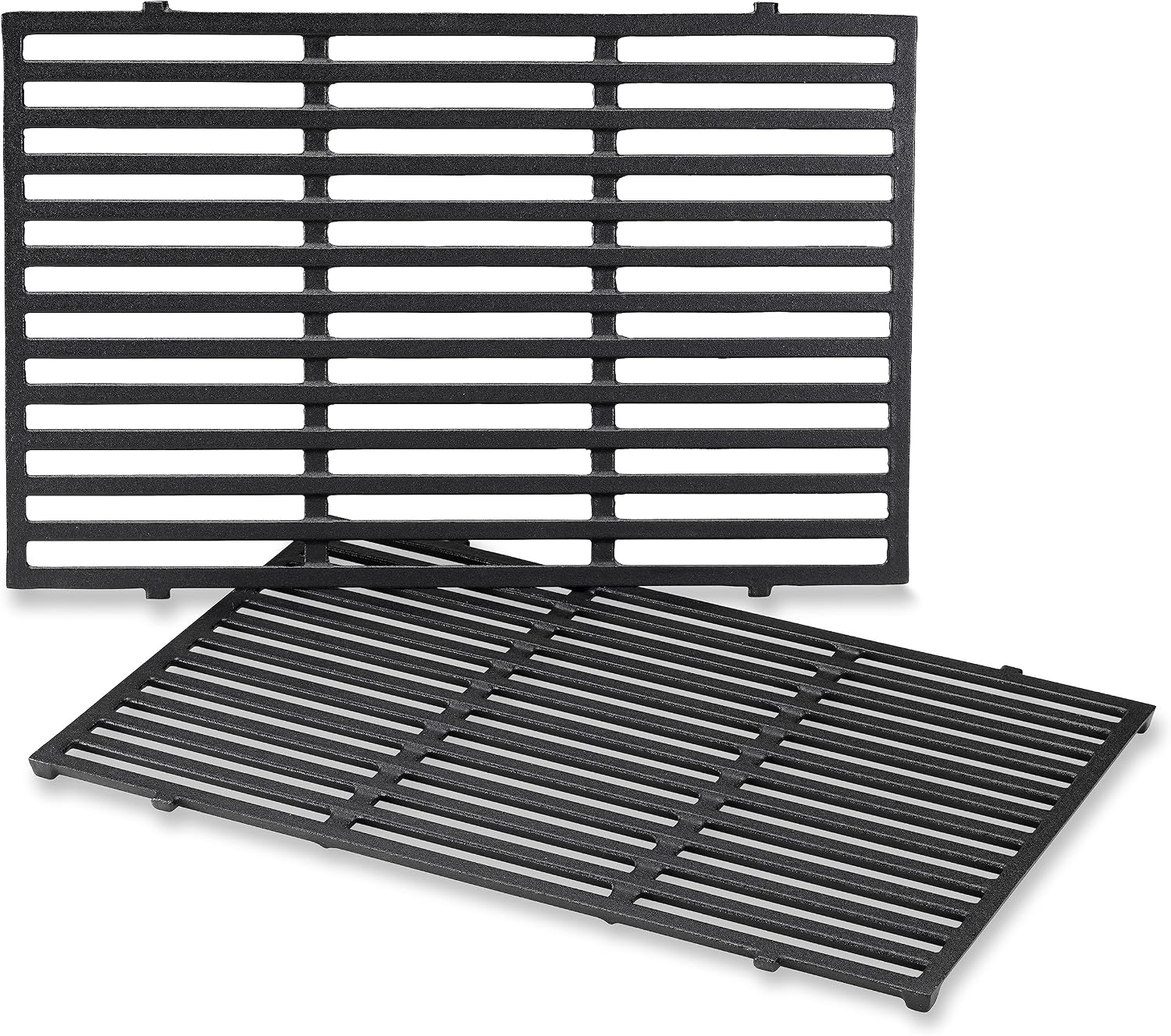 Weber Porcelain‑Enameled Cast‑Iron Cooking Grates 19.5' x 12.9' – Superior Heat Retention, Heavy‑Duty, Long‑Lasting Replacement Grates, Genuine Weber Grill Replacement