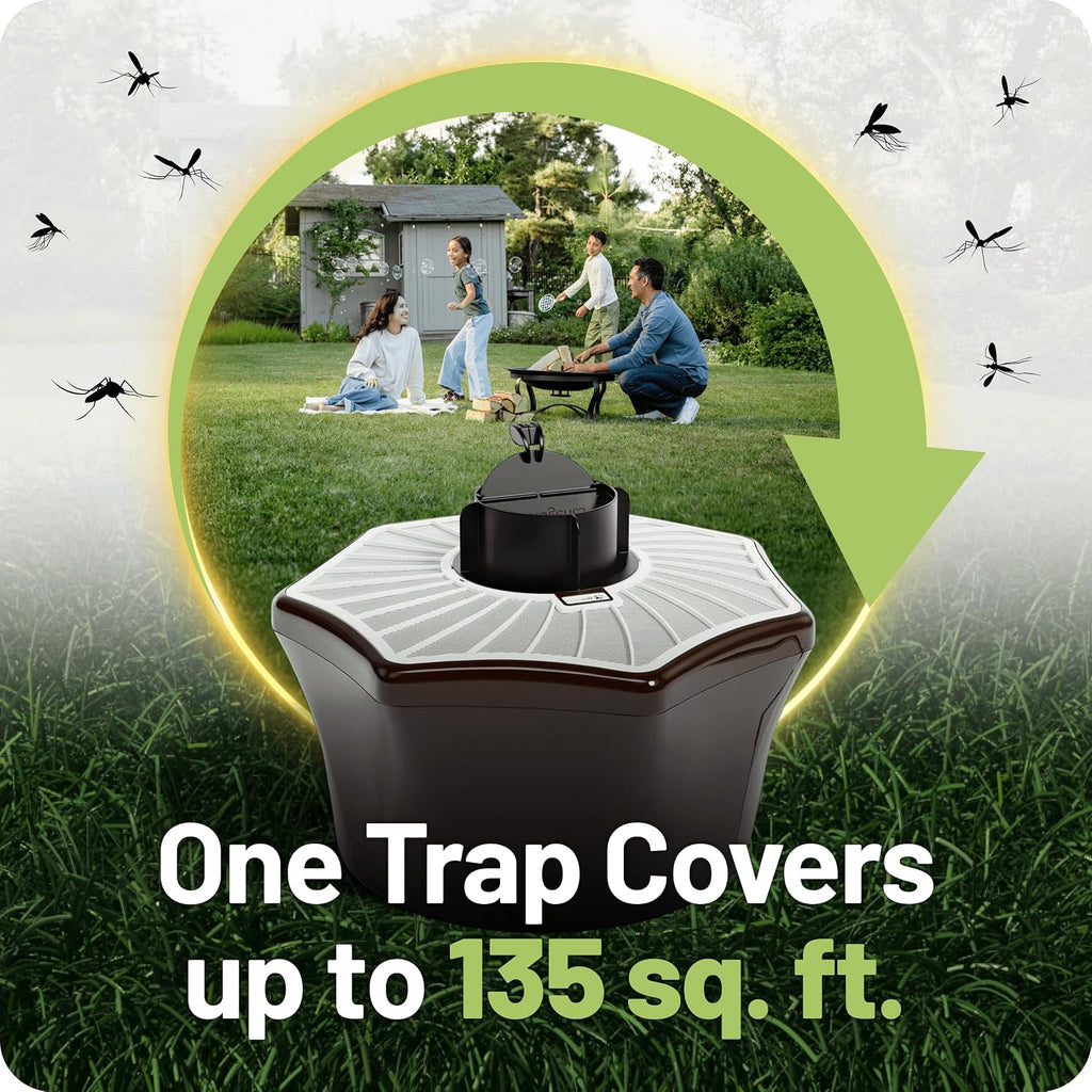Biogents Mosquitaire Outdoor Mosquito Trap with Sweetscent Lure | Eco-Friendly, Pesticide-Free, Pet-Safe Repellent Alternative | Electric Catcher for Comprehensive Mosquito Control