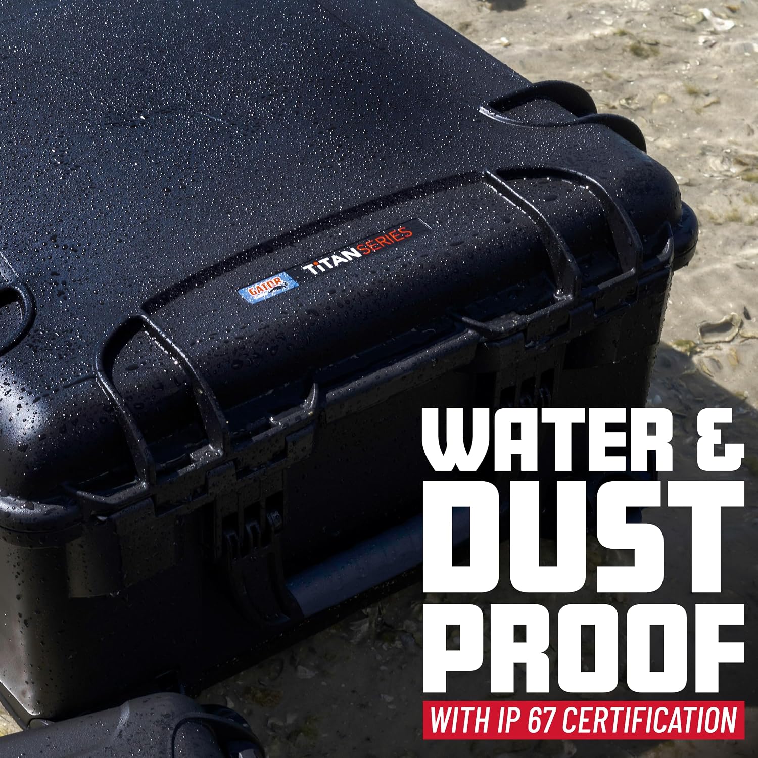 Gator Cases Titan Series Waterproof Utility/Equipment Case, Empty Shell - No Foam 20' x 14' x 8' (GU-2014-08-WPNF)