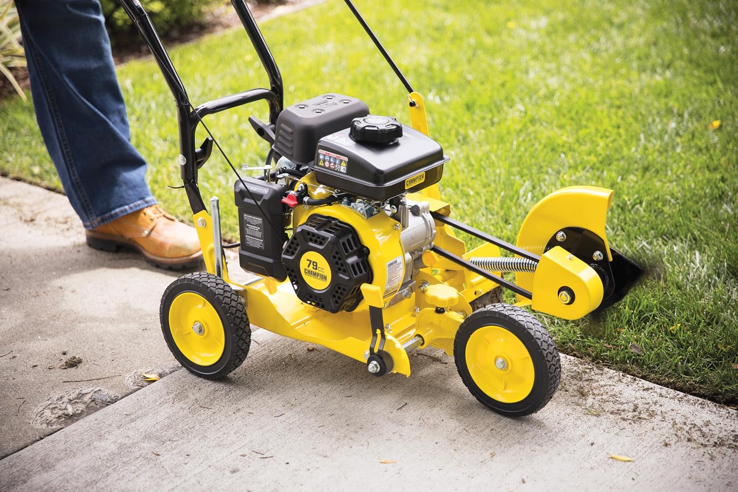 Champion Power Equipment 9 Inch 79cc Lawn Edger with Curb Hop Feature