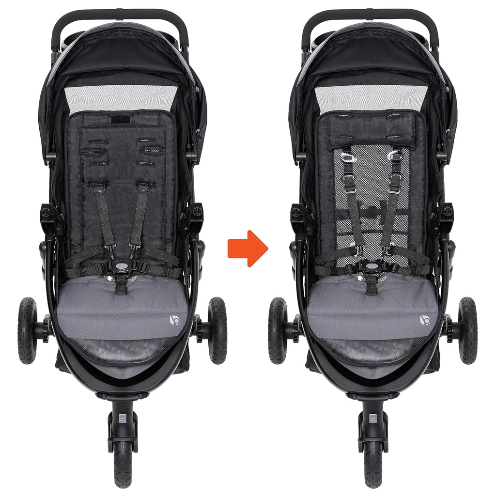 Baby Trend Passport® Seasons All-Terrain Stroller Travel System with EZ-Lift™ Plus Infant Car Seat, Dash Black