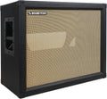 Sound Town 2 x 12 Empty Open-Back Guitar Speaker Cabinet, Birch Plywood, Mono/Stereo Jack Plate, Black, Wheat Cloth Grill, Compatible w/Celestion/Eminence Speakers (GUC212OBBK-EC)