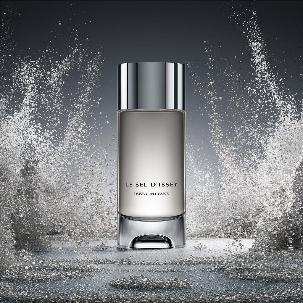 Issey Miyake Le Sel d'Issey Eau de Parfum - Warm Woody Marine Dry Amber Fragrance for Men - Salt Accord, Cedarwood, Marine Seaweed, Incense