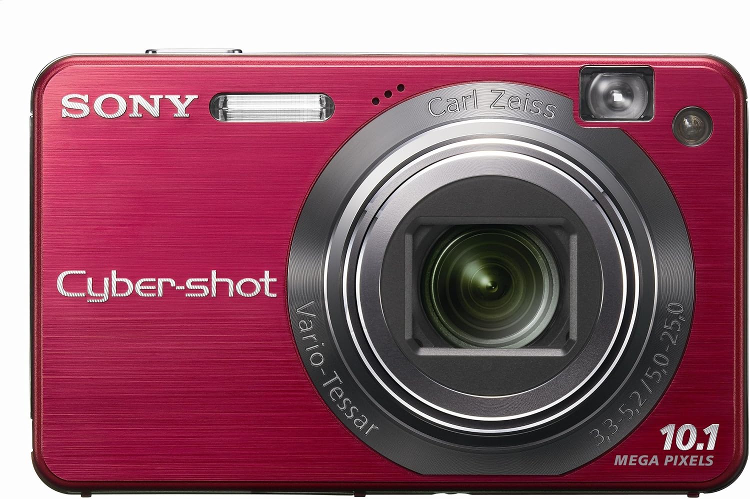 Sony Cybershot DSCW170/R 10.1MP Digital Camera with 5x Optical Zoom with Super Steady Shot (Red)