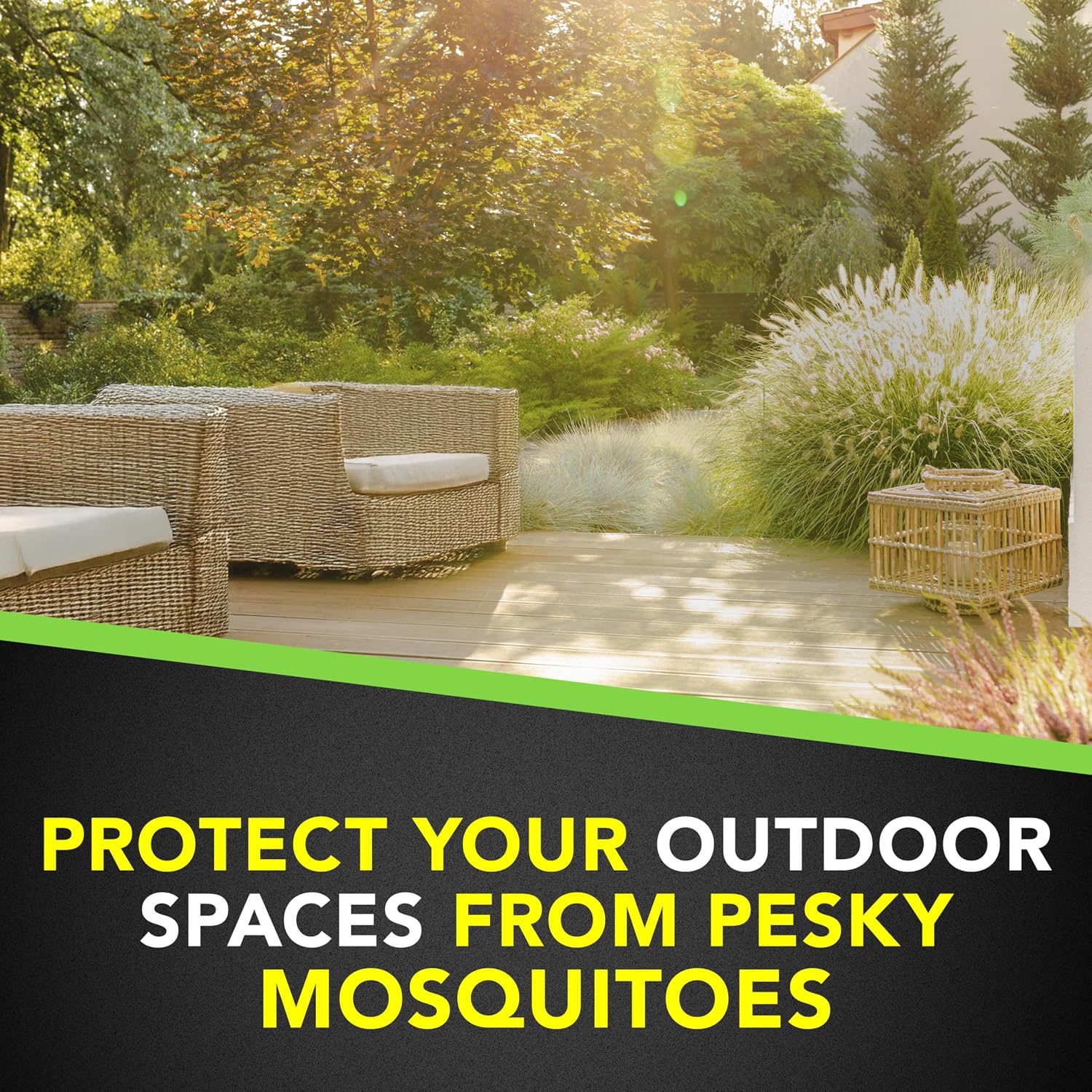 Raid Yard Guard Mosquito Fogger for Outdoor Yard Patio Deck and Garden Mosquito Control Aerosol Spray 16 Ounce (Pack of 12)