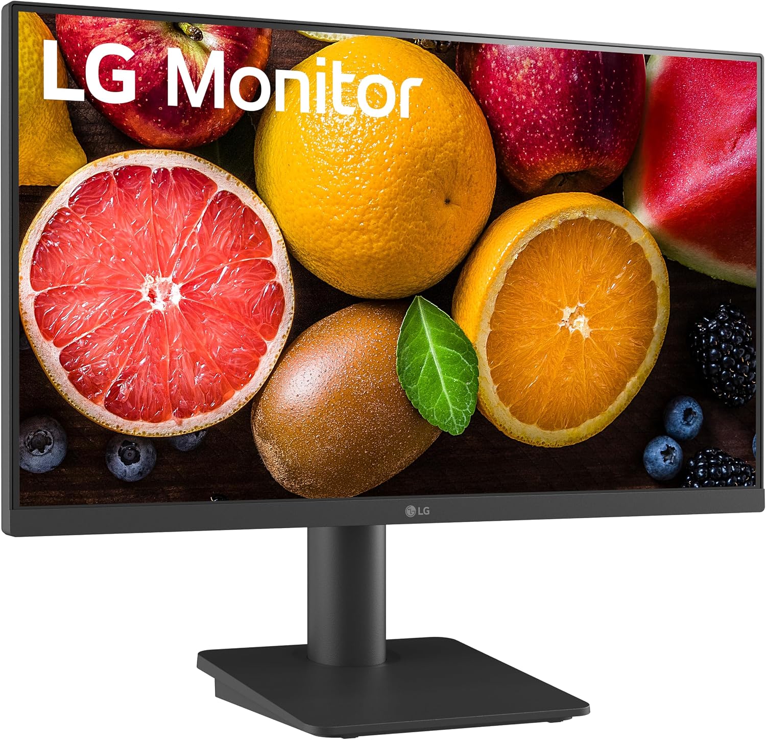 LG 24MS550-B 24 inch IPS Computer Monitor FHD (1920x1080) 100Hz 5ms Reader Mode Tilt/Height Stand Built in Speaker Borderless Design OnScreen Control Black Stabilizer DAS Crosshair HDMI Black